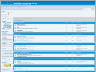 Free forum : Unofficial Canvas Rider Forum