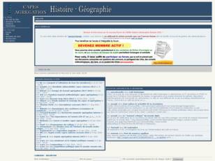 CAPES histoire géographie 2009-2010 - Agrégation