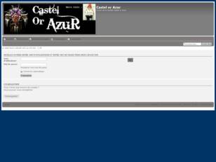 creer un forum : Castel or Azur