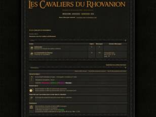 Les Cavaliers du Rhovanion - LOTRO: Sirannon