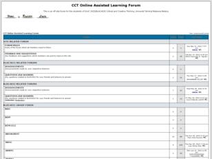 CCT Online Assisted Learning Forum