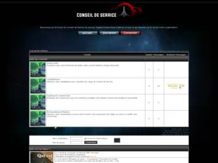 Conseil de Serrice - Alliance Ogame serveur Polaris