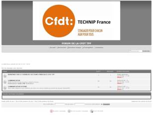 FORUM PRIVE DE LA CFDT TPF