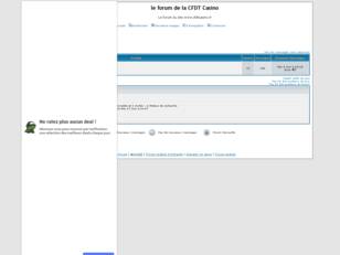 le forum de la CFDT Casino