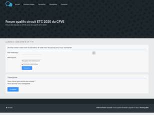 Forum qualifs circuit ETC 2020 du CFVE