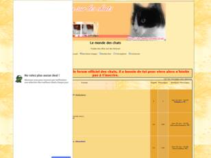 creer un forum : Le monde des chats