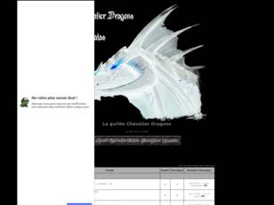 Forum gratuit : La guilde Chevalier Dragons