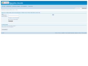 creer un forum : Operation chocolat