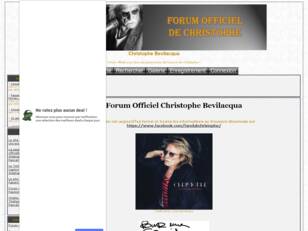 Forum officiel: Christophe Bevilacqua