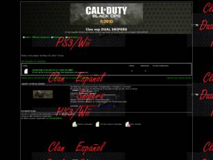 Clan español DUAL SNIPERS black ops WII/PS3