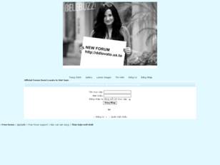 Official Forum Demi Lovato in Viet Nam