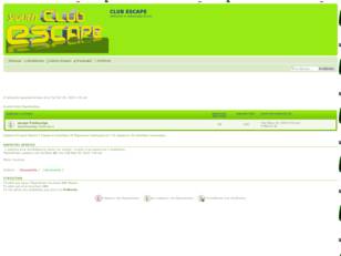 Forum gratuit : CLUB ESCAPE