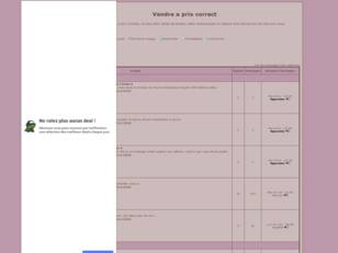 creer un forum : Vendre a prix correct