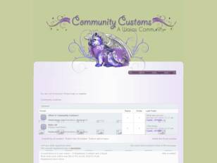 Community Customs