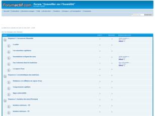 Forum 'Conseiller sur l'humidité'