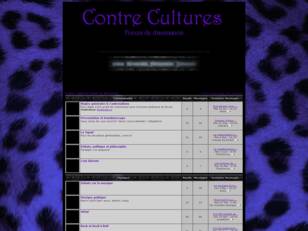 Contre Cultures : forum de discussion