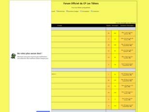 Forum Officiel du CP Les Tôliers