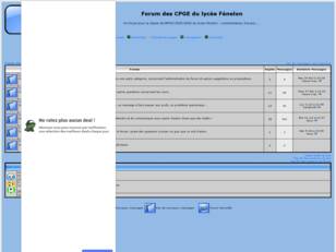 Forum des cpge de Fenelon