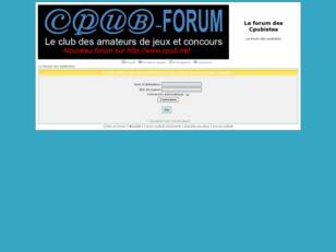 Le forum des Cpubistes
