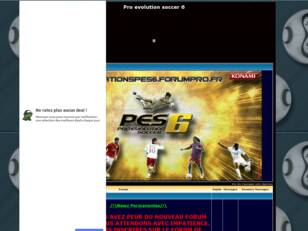 Pro evolution soccer 6