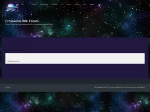 Crossverse Wiki Fórum