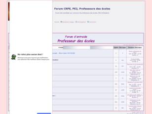 Bienvenue sur le forum de préparation au CRPE