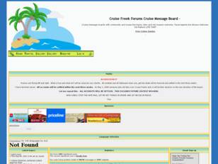 Cruise Freek Forums (Cruise Message Board)