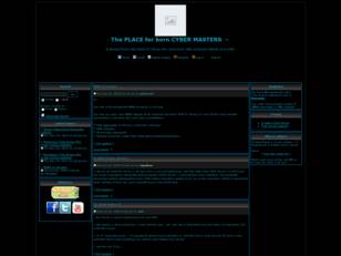 Free forum : The PLACE for born CYBER MASTERS ...