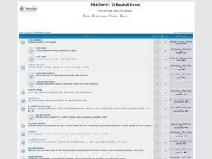 Free forum : PIAA District 10 Baseball Forum