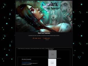 Forum rpg fantastique horreur: Darck as heaven