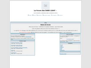 Le Forum des DARK LIGHT