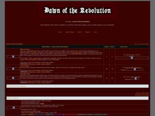 Free forum : Dawn of the Revolution