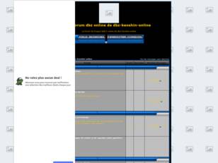 Le forum dbz online de dbz-kenshin-online