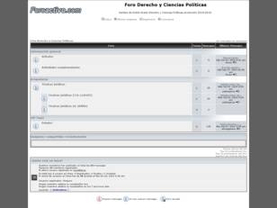 Foro Derecho y Ciencias Políticas