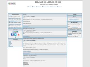 DEBLOCAGE GSM A DISTANCE PAR CODE