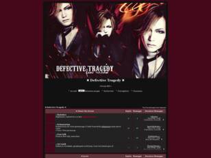 creer un forum : ✖ Defective Tragedy ✖