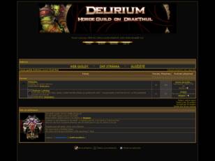 Forum guildy Delirium server Drak'thul
