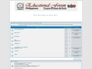 Forum gratis : Educational Forum of Lanao del Nort