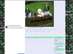creer un forum : Des Hommes & des chiens