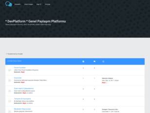 * DevPlatform * Genel Paylaşım Platformu