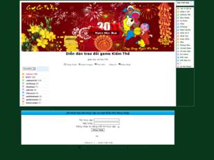 Diễn đàn trao đổi game Kiếm Thế