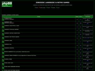 Free forum : DINODISC LASERDISC