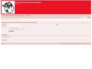 Foro de Discusión Internacionalista