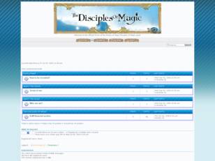 Official Disciples of Magic forum