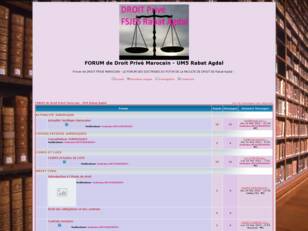 droit privé université mohamed V RABAT AGDAL