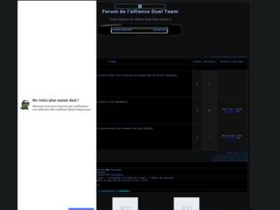 Forum de l'alliance Dual Team