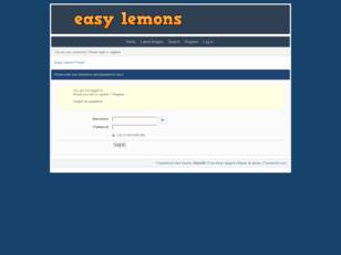 Easy Lemon Forum