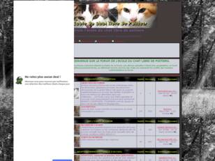 creer un forum : Forum l'ecole du chat libre de p