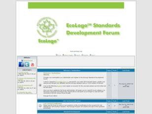 EcoLogo Standards Development Forum