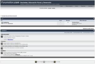 Sociedad, Educación Rural y Desarrollo